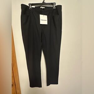 Thom Aaron Men's Classic Black Dress Pants
